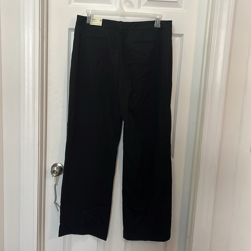 NWT VanHeusen black trouser leg slacks - Picture 3 of 14